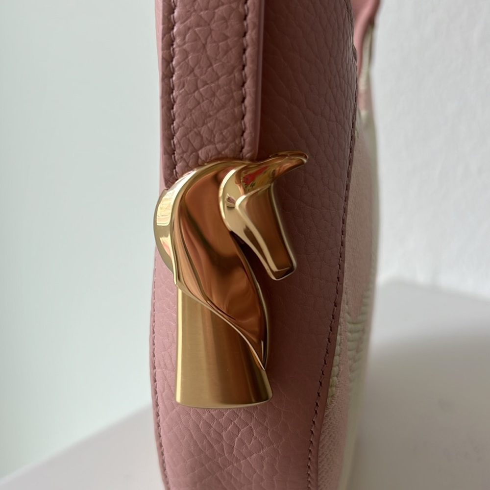 BURBERRY Small Chess Shoulder Bag - Blush/ Serbert - Picture 14 of 16